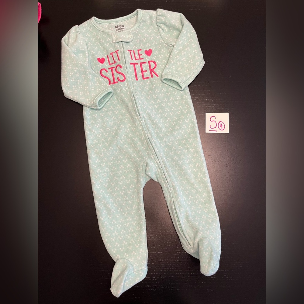Carter’s 9m Child of Mine Little Sister Fleece Sleeper